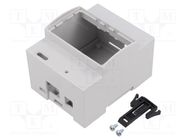 Enclosure: for computer; grey; for DIN rail mounting HAMMOND