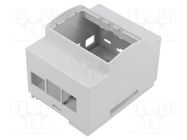 Enclosure: for computer; grey; for DIN rail mounting HAMMOND