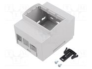 Enclosure: for computer; grey; for DIN rail mounting HAMMOND