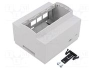 Enclosure: for computer; grey; for DIN rail mounting HAMMOND