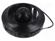 Fan: AC; radial; 230VAC; Ø225x69mm; 825m3/h; ball; 2650rpm; IP44 EBM-PAPST