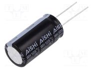 Capacitor: electrolytic; THT; 3300uF; 50VDC; Ø18x35mm; ±20%; 2000h AISHI