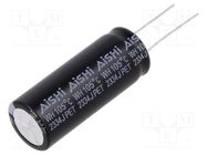 Capacitor: electrolytic; THT; 4700uF; 50VDC; Ø18x45mm; ±20%; 2000h AISHI