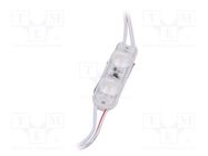 LED; white; 720mW; 7000K; 85lm; IP67; 170°; No.of diodes: 2; -25÷55°C POS