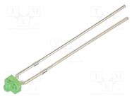 LED; 1.8mm; yellow green; blinking; 45÷68mcd; 30°; 3÷5VDC; 20mA OPTOSUPPLY