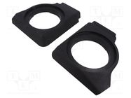 Speaker frame; 165mm; Mercedes; 2pcs; PLA Wood BASSER