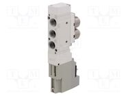 Electromagnetic valve; 1.5÷7bar; 5/2 monostable; aluminium; IP65 SMC