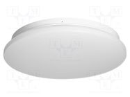 Lamp: plafond; 230VAC; 12W; 1190lm; 120°; 4000K; CRImin: 80; IP20 ADVITI