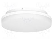 Lamp: plafond; 230VAC; 18W; 1880lm; 120°; 4000K; CRImin: 80; IP54 ADVITI