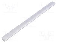 Holder; aluminium; natural; H: 30.5mm; L: 212mm; W: 15.5mm; handle GTV Poland