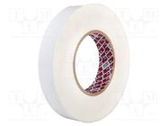 Tape: heat transfer; W: 19mm; L: 16.5m; Thk: 0.25mm; 1W/mK; white PPI