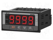 Meter; AC current; 100÷240VAC; on panel; MT4Y; Display: LED; 14.2mm AUTONICS