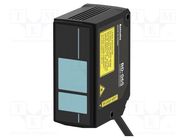 Sensor: laser; Range: 65mm; diffuse-reflective; IP rating: IP67 AUTONICS