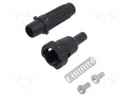 Fuse holder; 5x20mm; on cable; Contacts: bronze; tinned; -40÷85°C SCHURTER