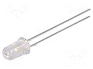 LED; green; 5mm; 14000÷23000mcd; 30°; Front: convex; 2.6÷3.6VDC Inolux