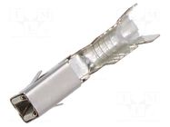 Contact; female; tinned; 2.5÷4mm2; bulk; crimped; straight MTA