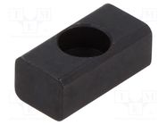 Nut; for profiles; W: 10mm; L: 20mm; steel; T-slot; Thread: M4; H: 8mm ELESA+GANTER