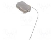 Protection cover; size 6B; Han-INOX®; IP65,IP67; for latch HARTING