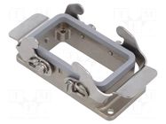 Enclosure for connectors: HDC; size 10B; Han-INOX®; IP65,IP67 HARTING