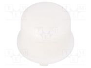 Button; round; white; Ø9.6mm; 5G MEC