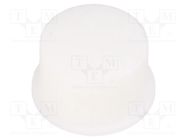 Button; round; white; Ø12mm; 5G; H: 6.7mm MEC