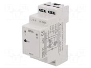 Relay: installation; bistable,impulse; NO/NC; Ucoil: 230VAC; PBM ZAMEL