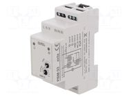 Relay: installation; bistable,impulse; NO/NC; Ucoil: 230VAC; PBM ZAMEL