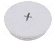 Stopper; M32; 1.5; IP68; polyamide; light grey; Entrelec; 8mm TE Connectivity