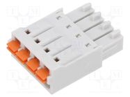 Pluggable terminal block; 3.5mm; ways: 4; straight; plug; female AMPHENOL ANYTEK