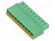 Pluggable terminal block; 5.08mm; ways: 10; straight; plug; female AMPHENOL ANYTEK