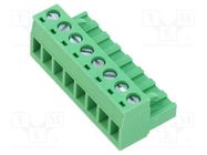 Pluggable terminal block; 5.08mm; ways: 8; straight; plug; female AMPHENOL ANYTEK