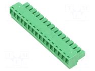 Connector: pluggable terminal block; plug; female; 10A; 300V; 1x16 AMPHENOL ANYTEK