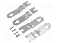 Set of clips; stainless steel; Series: ENYSTAR; 4pcs. HENSEL