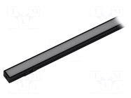 Profiles for LED modules; black; L: 1m; PDS-4-PLUS; aluminium KLUŚ