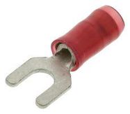 CRIMP TERMINAL, SPADE, 3MM, RED