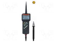 Meter: grounding resistance; LCD; 10mΩ÷2MΩ; IP65; -10÷40°C TIETZSCH