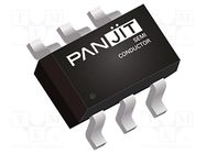 Transistor: NPN / PNP; bipolar; 40V; 0.6A; 0.225W; SOT363 PanJit Semiconductor