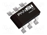 Transistor: P-MOSFET x2; unipolar; -60V; -300mA; Idm: -1A; 500mW PanJit Semiconductor