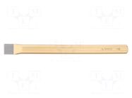 Cold chise; Tipwidth: 21mm; L: 175mm; Plating: varnish RENNSTEIG