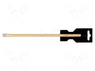 Cold chise; Tipwidth: 14mm; L: 250mm; Plating: varnish RENNSTEIG