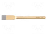 Cold chise; Tipwidth: 30mm; L: 300mm; Plating: varnish RENNSTEIG