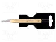 Centre punch; L: 150mm; Spanner: 14mm; Ø: 6mm RENNSTEIG