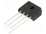 Bridge rectifier: single-phase; Urmax: 800V; If: 4A; Ifsm: 200A VISHAY