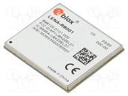 Module: LTE; Down: 10Mbps; Up: 5Mbps; LENA-R8; SMD; 30x27x2.7mm u-blox