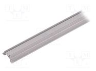 Profiles for LED modules; white; 1m; DIAGONAL14; aluminium TOPMET