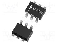 Transistor: N-MOSFET x2; unipolar; 60V; 0.35A; Idm: 0.5A; 0.2W; ESD DIOTEC SEMICONDUCTOR