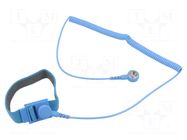 Wristband; ESD; Features: antialergic; 1MΩ; 2.4m WELLER