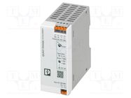 Power supply: switching; for DIN rail; 90W; 24VDC; 3.8A; IP20; 93% PHOENIX CONTACT