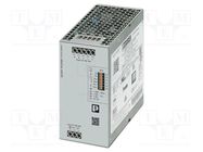 Power supply: switching; for DIN rail; 480W; 48VDC; 10A; IP20; 94% PHOENIX CONTACT