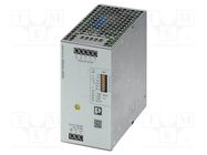 Power supply: switching; for DIN rail; 480W; 24VDC; 20A; IP20; 94% PHOENIX CONTACT